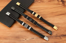 Pulseira Dual Force | Corda Dupla & Aço Elegante