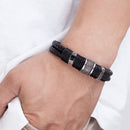 Pulseira Dual Force | Corda Dupla & Aço Elegante