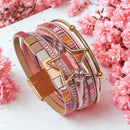 Pulseira Stella Golden | Estrela Dourada & Cores Vibrantes