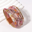Pulseira Stella Golden | Estrela Dourada & Cores Vibrantes