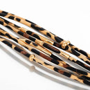 Pulseira Luxury Panther | Couro Multicamadas & Design de Leopardo