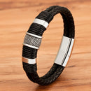 Pulseira Dual Force | Corda Dupla & Aço Elegante