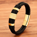 Pulseira Dual Force | Corda Dupla & Aço Elegante