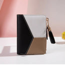 Lunna Color | Carteira Feminina Slim Tricolor + Chaveiro de Brinde
