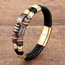 Pulseira Onyx Prime | Corda Dupla & Linha de Pedra Dupla