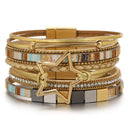 Pulseira Stella Golden | Estrela Dourada & Cores Vibrantes