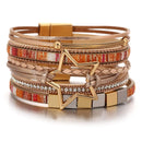 Pulseira Stella Golden | Estrela Dourada & Cores Vibrantes