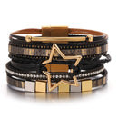 Pulseira Stella Golden | Estrela Dourada & Cores Vibrantes