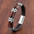 Pulseira Krownel | Pedra Natural & Barras de Aço