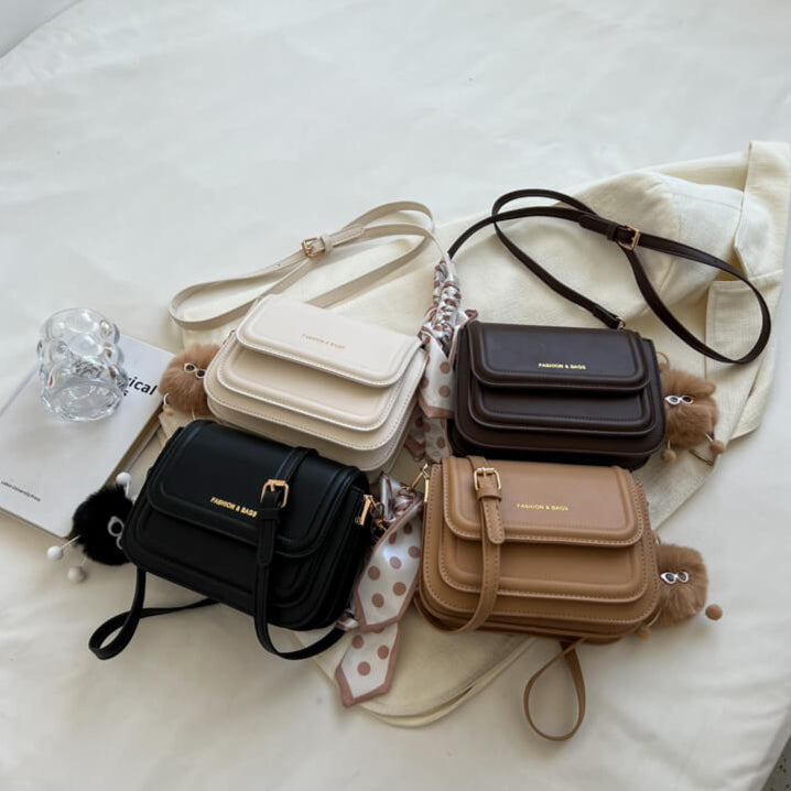 Veneza Classic | Bolsa de Ombro Clássica com Lenço Agradável
