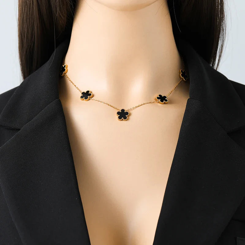 Conjunto Trevo Dourado | Joias Femininas