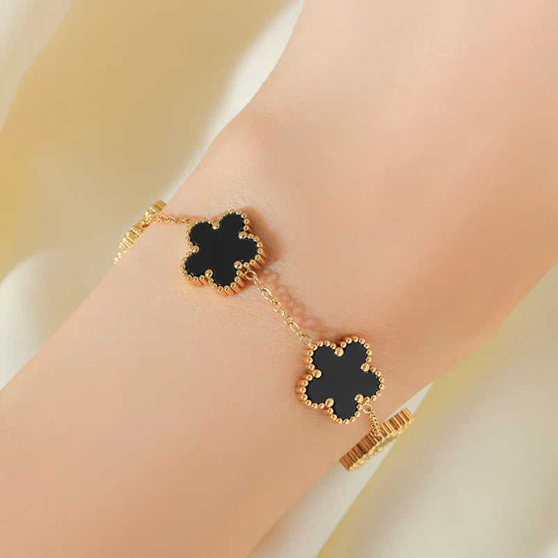Conjunto Trevo Dourado | Joias Femininas