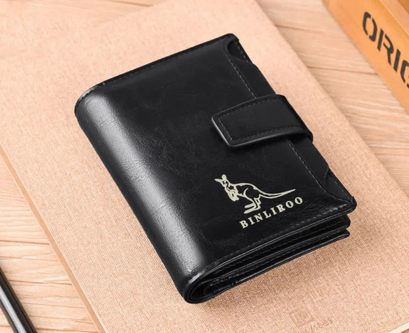 Carteira Binliroo | Couro Legítimo & Design Robusto