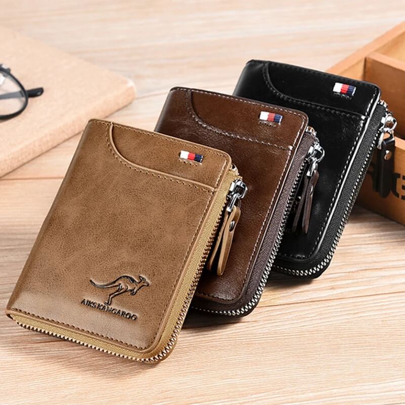 Kangaroo | Carteira Masculina de Couro Elegante