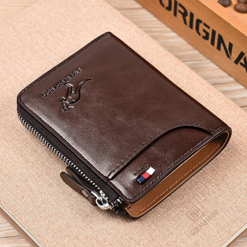 Kangaroo | Carteira Masculina de Couro Elegante